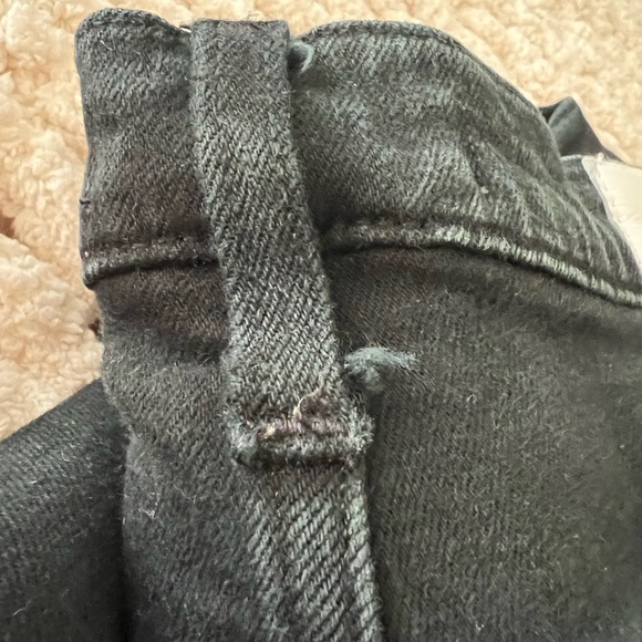 Re/Done High Rise Black Women's Jeans - Picture 13 of 16